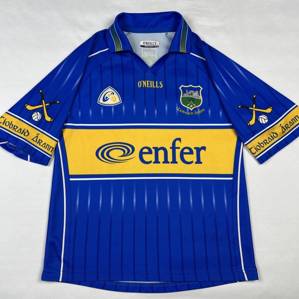 O'Neills Ireland Gaelic Tiobraid Arann Jersey Mens M Blue Football Hurling 13-14
